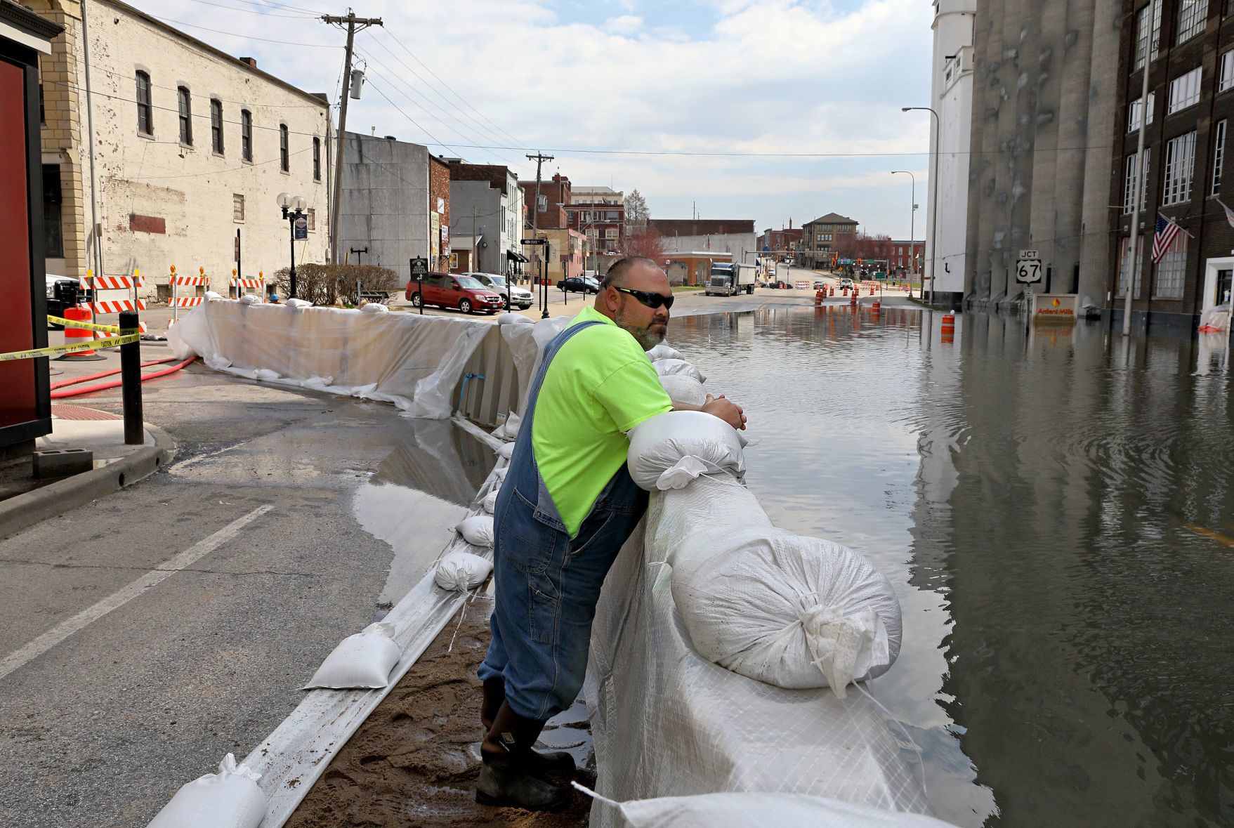 Flooding in Alton